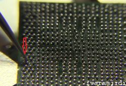 پایه های چیپ با توپی های قلع جدید و آماده نصب-bga-soldering